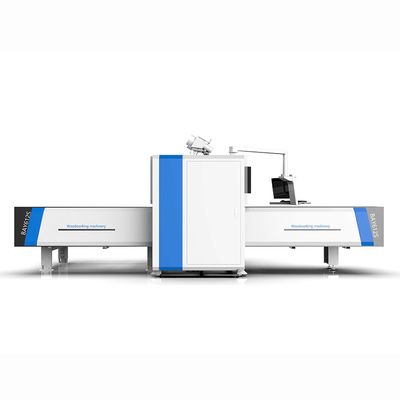 Seis perforaciones automáticas de la máquina del CNC de la carpintería de los lados con el taladro doble